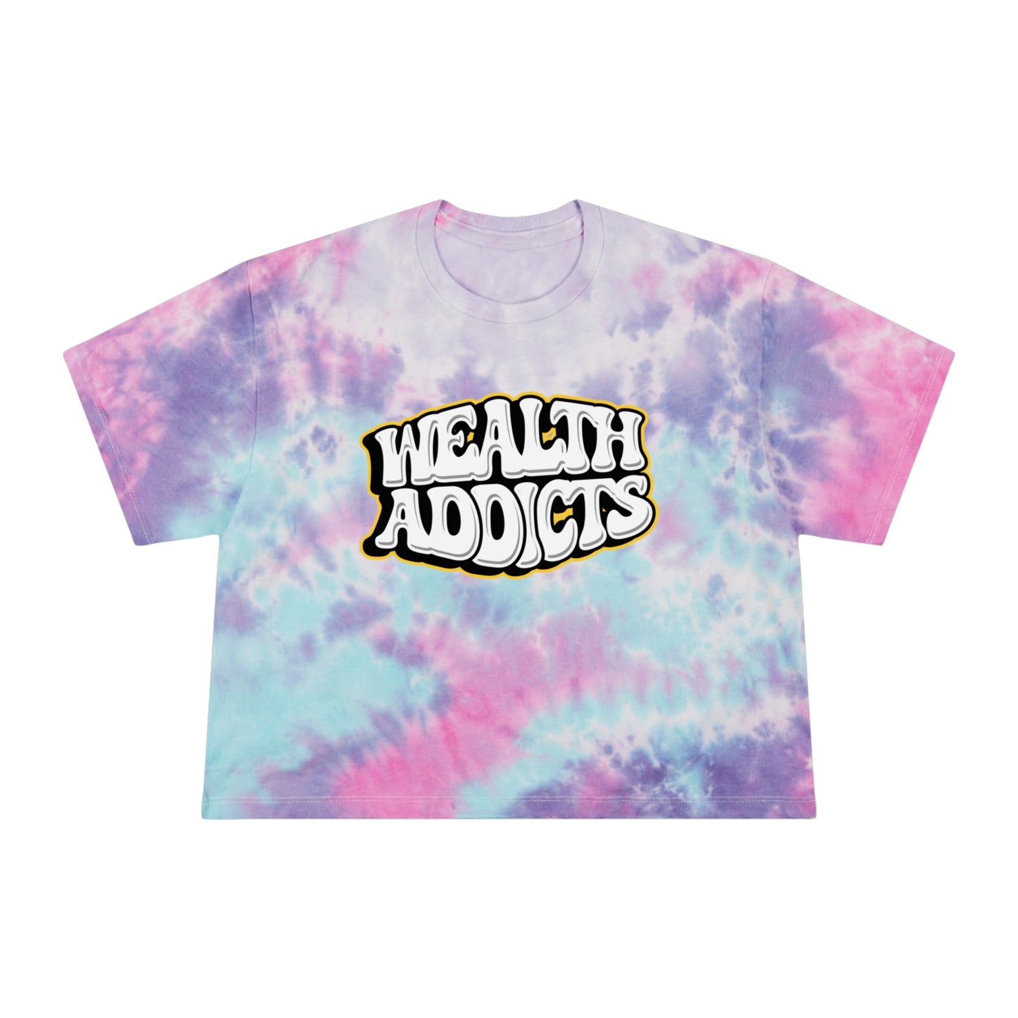"Vintage Vibe$" Women's Tie-Dye Crop Tee