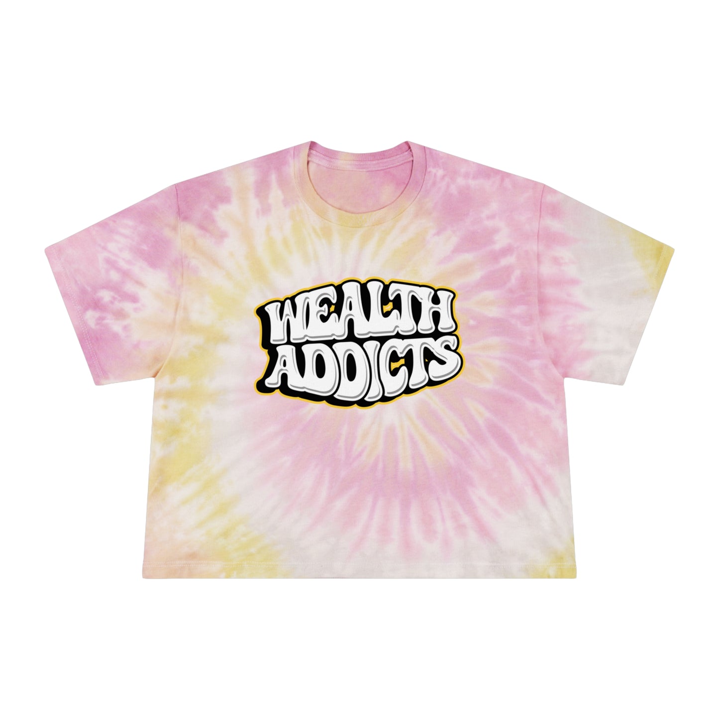 "Vintage Vibe$" Women's Tie-Dye Crop Tee