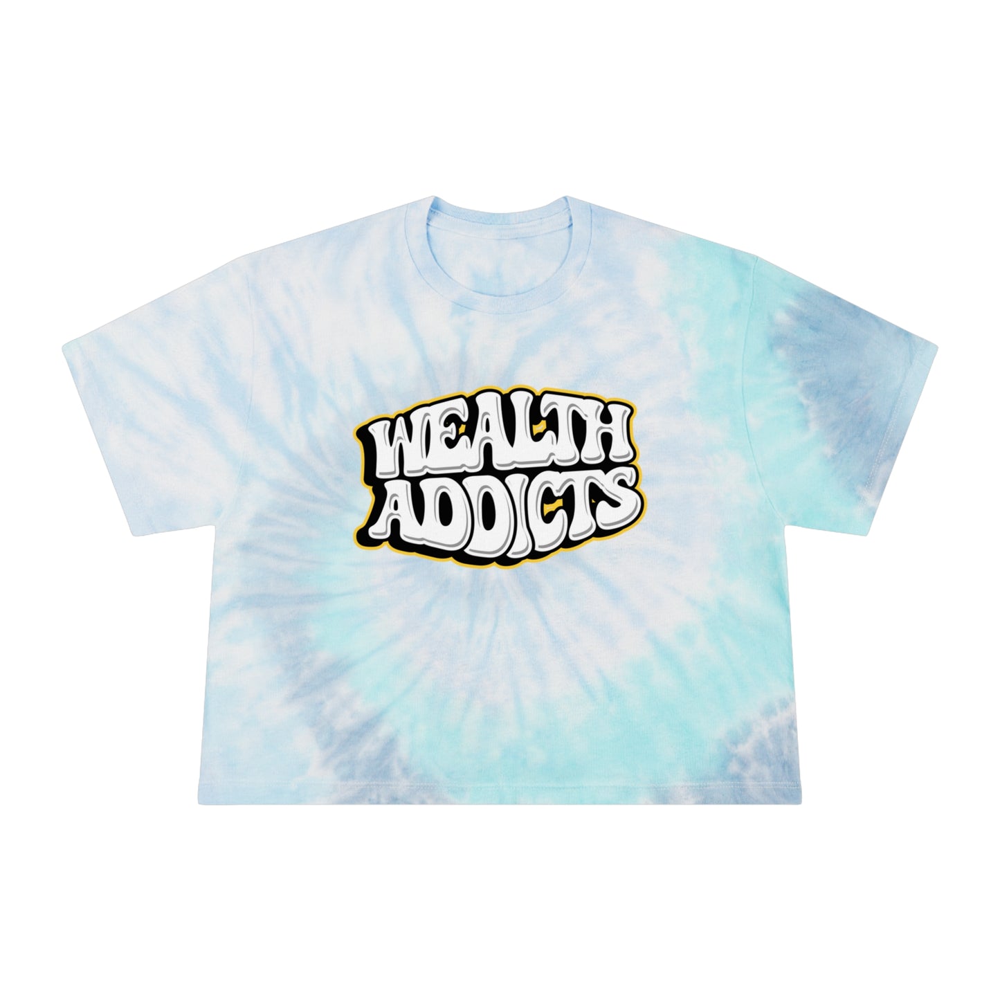 "Vintage Vibe$" Women's Tie-Dye Crop Tee