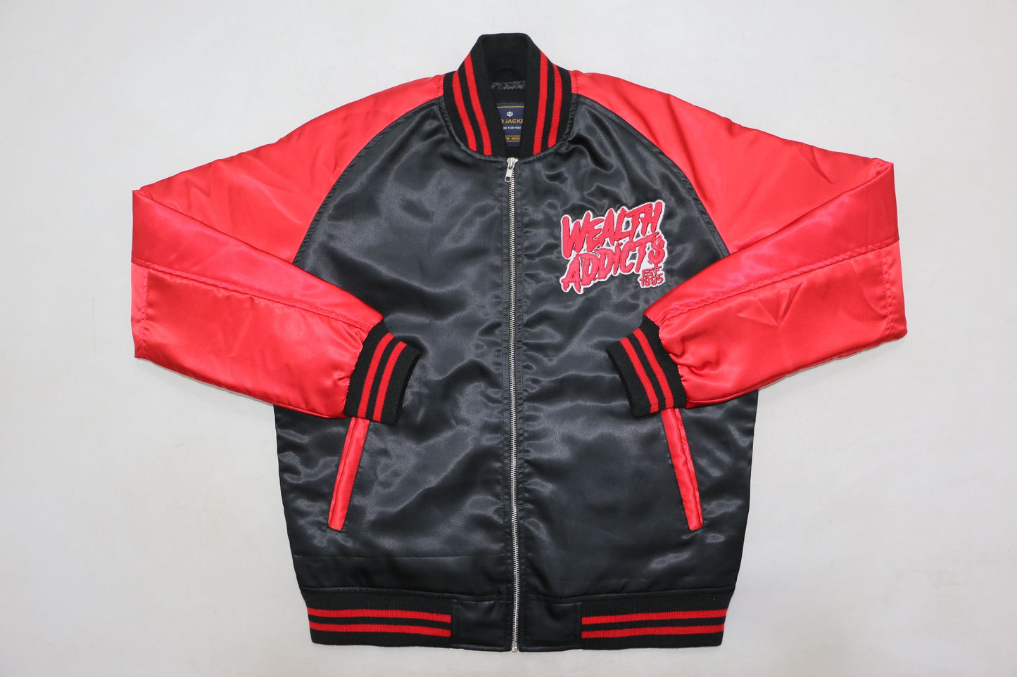 "Wealth Addict$" Varsity Jacket